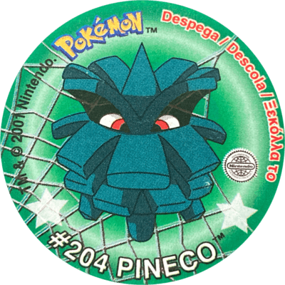 Pokémon Sticker Tazos | 01 Pokémon Sticker Tazos | 01