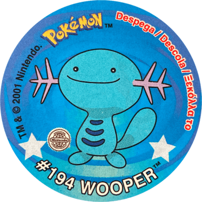 Pokémon Sticker Tazos | 25 Pokémon Sticker Tazos | 25