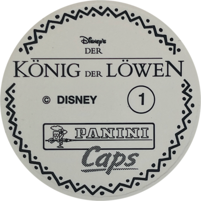 Panini Caps – König der Löwen Panini Caps – König der Löwen